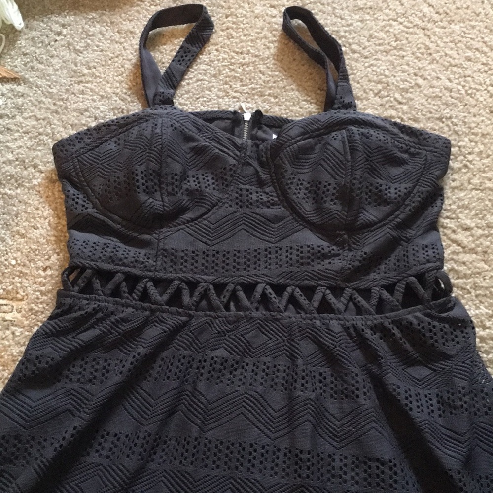 Back mini dress